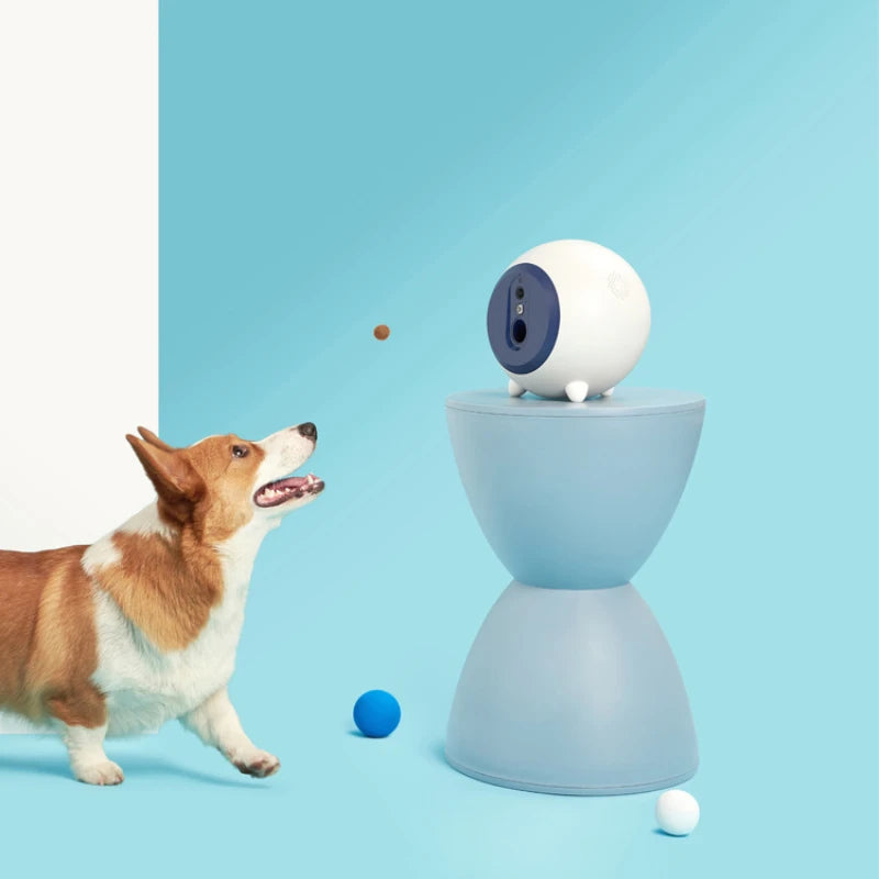 Smart Pet Feeder  Auto Dry Food Dispenser Throwing Snacks Automatic Camera Dog Cat Feeder