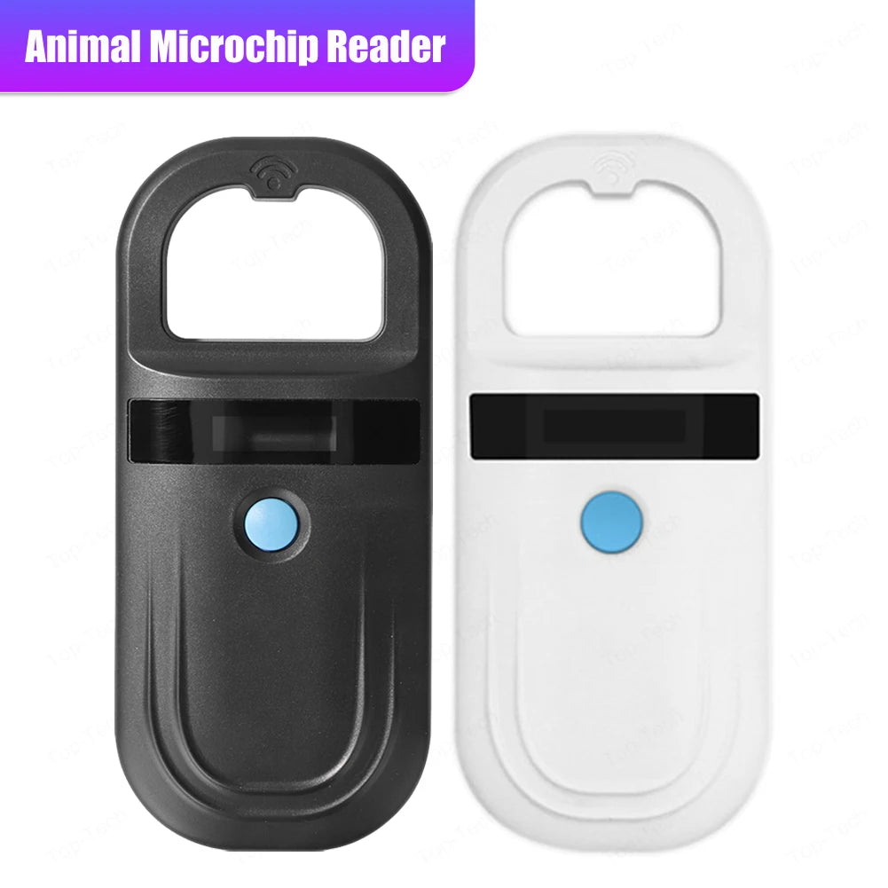 Pet Microchip Scanner Rechargeable Pet Chip ID Scanner with Stable OLED Display Pet ID Reader for ISO 11784/11785 FDX-B and ID64